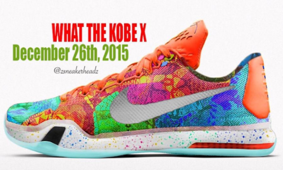 Kobe 10,What The  Kobe 10 SE “What The” 发售日期确定