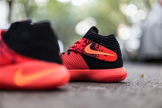 Kyrie 2,Nike  Nike Kyrie 2 “Bright Crimson” 全新清晰实物图片