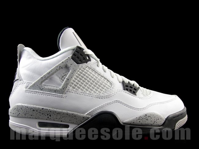 308496-104,AJ4,Air Jordan 4 308496-104AJ4 Air Jordan 4 OG 89 “White Cement” 清晰图赏