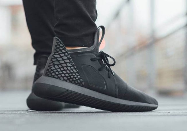 Tubular Defiant,Tubular  adidas Tubular Defiant “Black” 上脚实拍