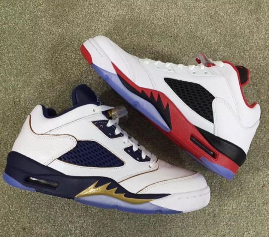 819171-101,AJ5,Air Jordan 5 819171-101AJ5低帮 Air Jordan 5 Low “Fire Red” 明年 3 月发售