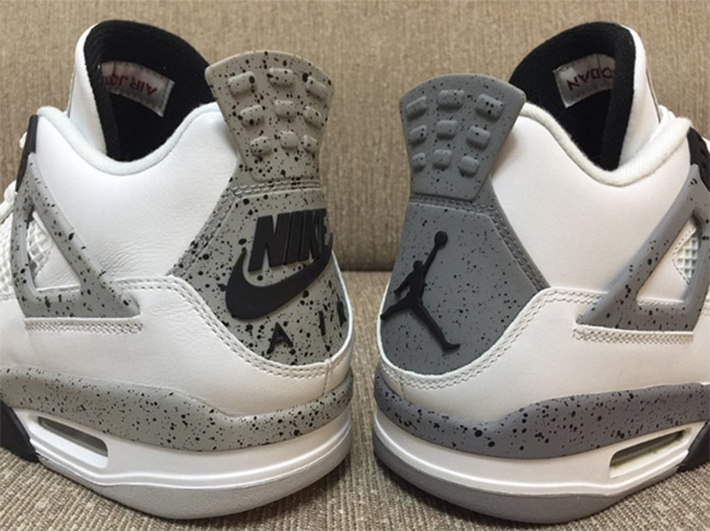 新老对比，Air Jordan 4 “White Cement” 白水泥308496-104AJ4 球鞋资讯