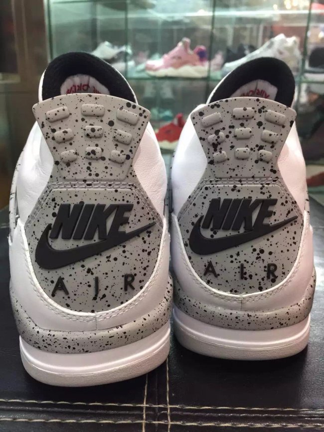 308496-104,AJ4,Air Jordan 4 308496-104AJ4 2016 款 Air Jordan 4 “White Cement” 白水泥实物新图