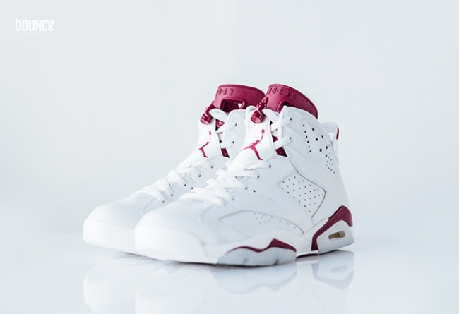 384664-116,AJ6,Air Jordan 6 384664-116AJ6魔力红 Air Jordan 6 “Maroon” 魔力红实物新图