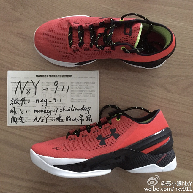 Curry 2 Low,Curry 2,Under Armo  低帮 Under Armour Curry 2 Low 红黑配色曝光