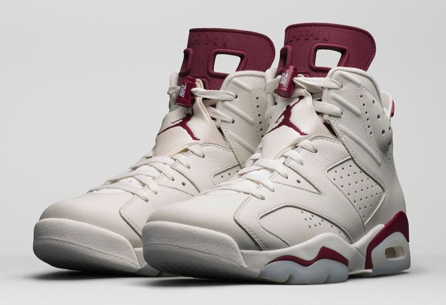 384664-116,AJ6,Air Jordan 6 384664-116AJ6魔力红 年度最佳复刻，Air Jordan 6 “Maroon” 官方发售信息