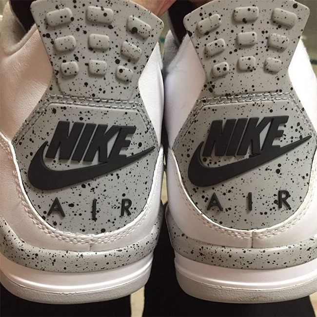 308496-104,AJ4,Air Jordan 4 840606-192AJ4 Air Jordan 4 OG “White Cement” 2016 上脚实拍