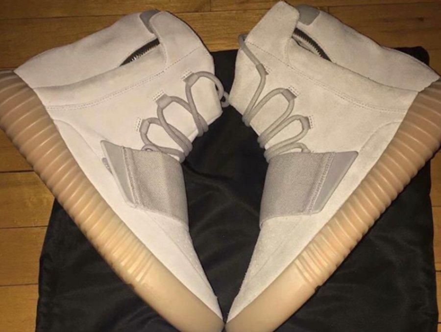 疑似夜光鞋底adidasyeezy750boostgreygum新图