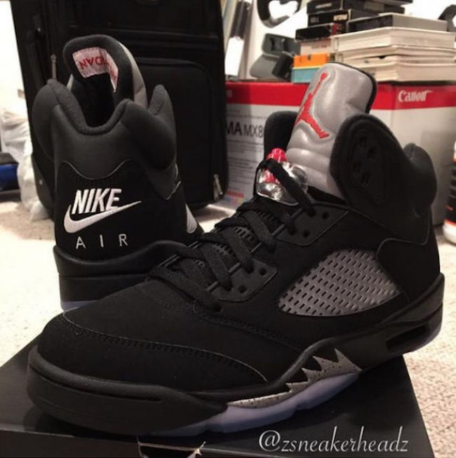 AJ5,Air Jordan 5 AJ5 2016发售信息 2016 款黑银 Air Jordan 5 “Black Metallic” 新图