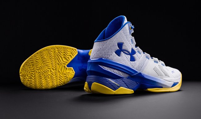 1259007-104,Curry 2,Under Armo 1259007-104 主场配色现身，Under Armour Curry 2 “Dub Nation Home”