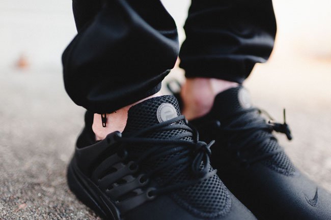 Air Presto,Nike  Nike Air Presto “Blackout” 全黑上脚实拍