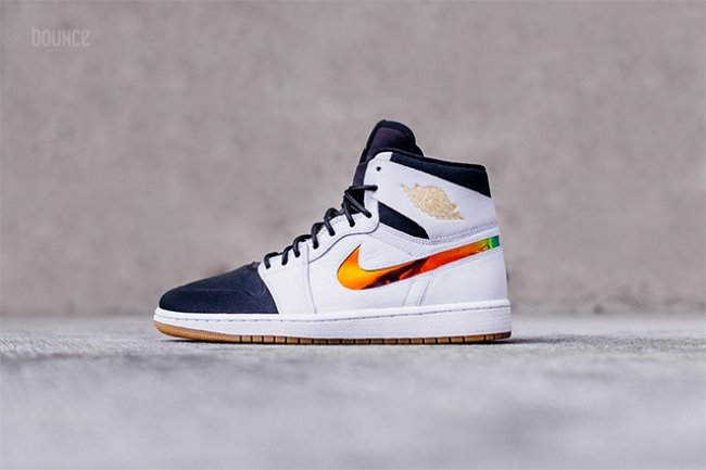 819176-104,AJ1,Air Jordan 1 819176-104AJ1 多彩 Swoosh，Air Jordan 1 Nouveau 白黑新色亮相