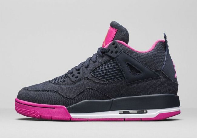 487724-408,AJ4,Air Jordan 4 487724-408AJ4 Air Jordan 4 GS “Denim” 官方图片释出