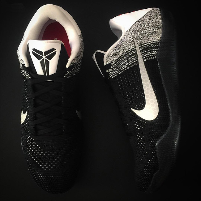 822675-105,Kobe 11,科比11代 822675-105科比11代 黑白配色 Kobe 11 “Black/White” 实物图赏