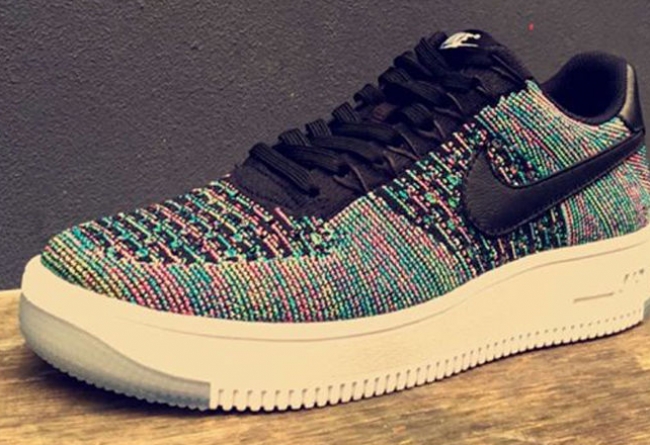 AF1,Air Force 1,Flyknit  Nike Flyknit Air Force 1 Low “Multicolor” 低帮亮相