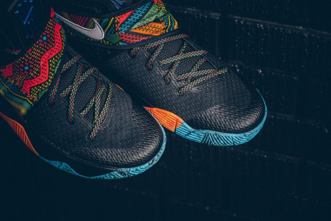 828375-099,Kyrie 2,Nike 828375-099 Kyrie 2 ＂BHM＂ 黑人月实物近赏