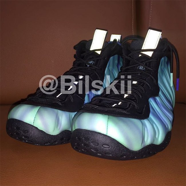 北极光喷,Foamposite One,Foamposite 全明星北极光喷 Nike Air Foamposite One “Northern Lights” 实物首次亮相