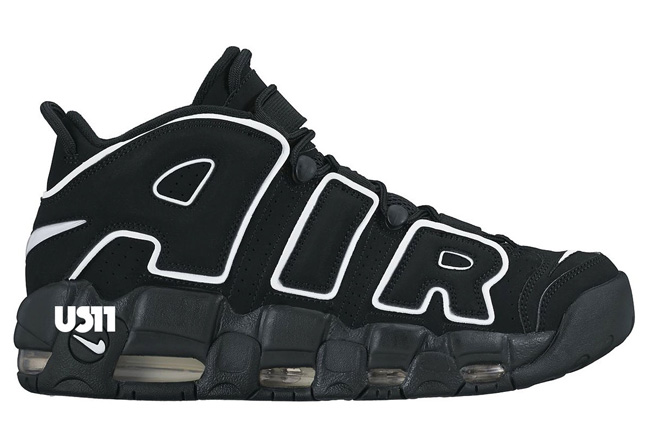 Air More Uptempo,大Air 大AIR 2016发售信息 经典黑白配色 Nike Air More Uptempo 发售日期确定