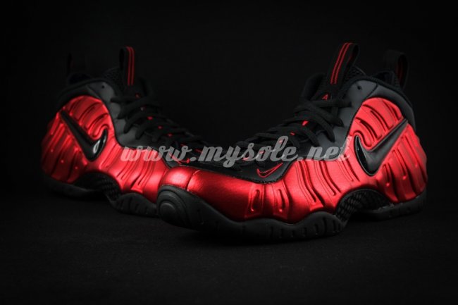 624041-604,Foamposite Pro,Foam 624041-604 红黑泡 Nike Air Foamposite Pro “University Red” 近赏