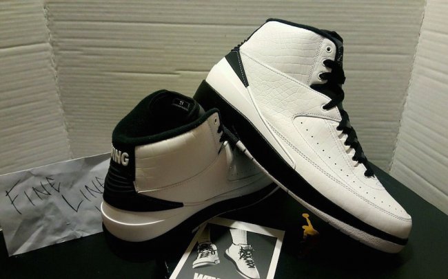 834272-103,AJ2,Air Jordan 2 834272-103AJ2 Air Jordan 2 “Wing It” 白黑配色实物图片