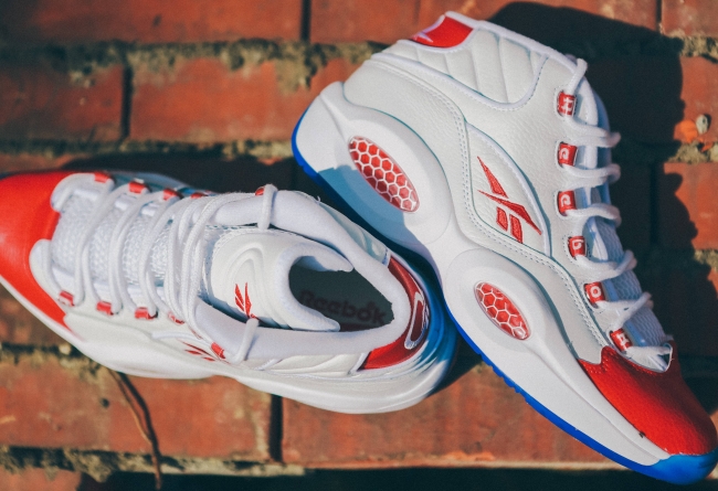 79757,Reebok,Question 79757艾佛森战靴复刻 2016 复刻版 Reebok Question Mid 白红实物近赏