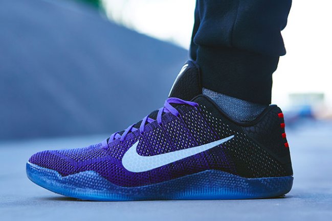 822675-510,Kobe 11 Elite Low,K 822675-510科比11 Kobe 11 Elite Low “Eulogy” 上脚实拍