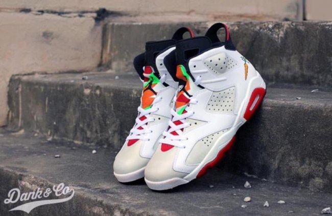 AJ6,Air Jordan 6 AJ6 兔八哥 Air Jordan 6 “Hare” 定制鞋款