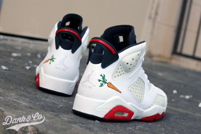 AJ6,Air Jordan 6 AJ6 兔八哥 Air Jordan 6 “Hare” 定制鞋款