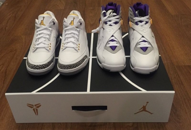 AJ3,Air Jordan 3 AJ3 你也有机会购入 Air Jordan 3 & 8 “Kobe” 科比套装