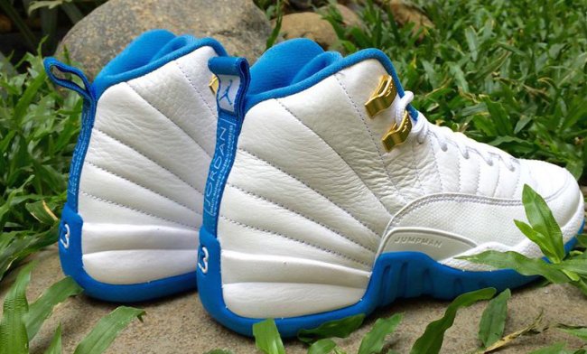 510815-127,AJ12,Air Jordan 12 510815-127AJ12 美不胜收，Air Jordan 12 GS “University Blue” 近赏