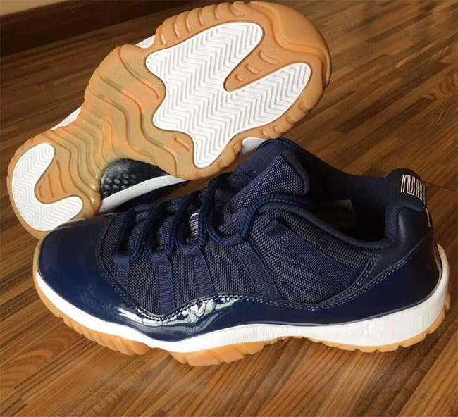 AJ11,Air Jordan 11 AJ11 Air Jordan 11 Low “Navy Gum” 清晰实物曝光