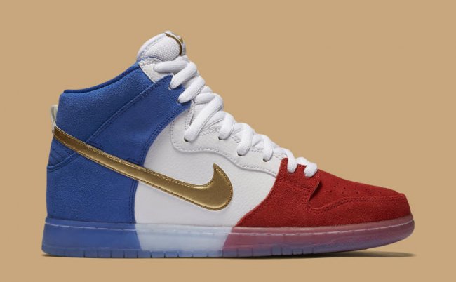 313171-674,Nike SB,Dunk SB Hig 313171-674 Nike SB Dunk High PRM “Tri-Color” 法国国旗配色