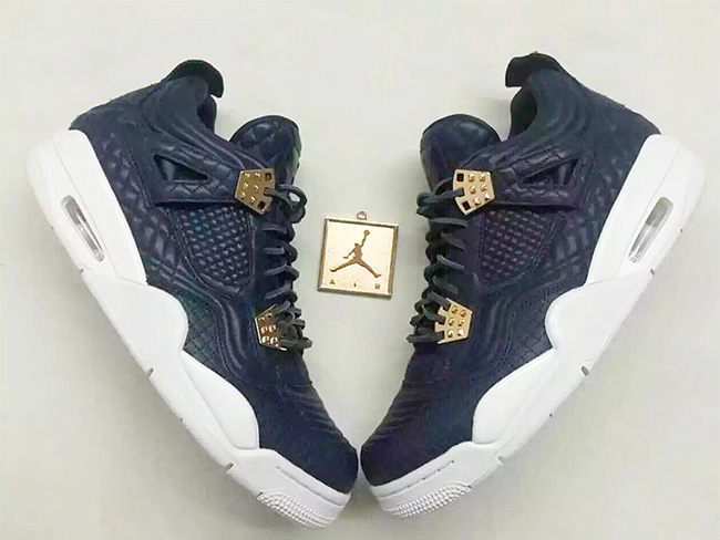 AJ4,Air Jordan 4,AJ4白水泥 AJ4 华丽再升级！Air Jordan 4 Premium “Navy” 秋季发售