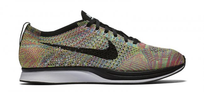 526628-004,Flyknit Racer,Nike 526628-004 2016 款 Nike Flyknit Racer “Multicolor” 官图释出