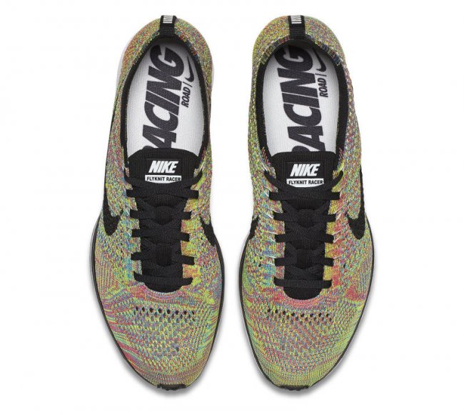 526628-004,Flyknit Racer,Nike 526628-004 2016 款 Nike Flyknit Racer “Multicolor” 官图释出