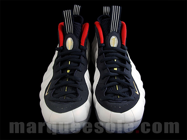 575420-400,Foamposite One,Foam 575420-400奥运喷 Nike Air Foamposite One “Olympic” 清晰实物近赏