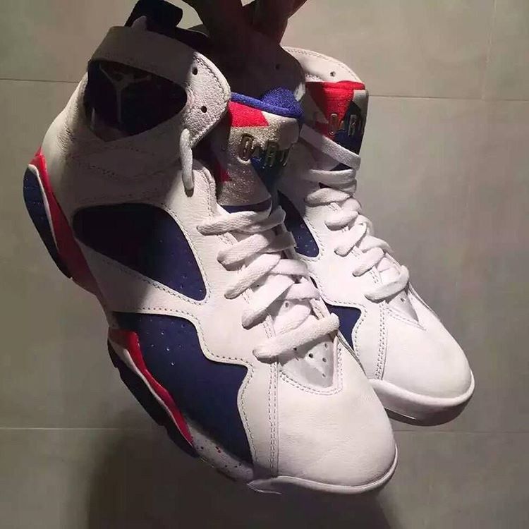 304775-123,AJ7,Air Jordan 7 304775-123AJ7 Air Jordan 7 “2016 Olympic” 实物谍照再度曝光！