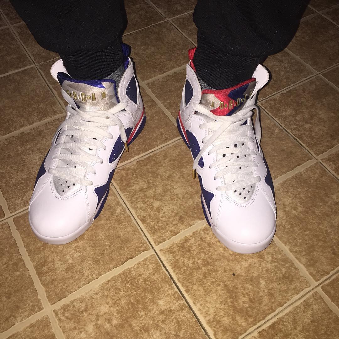 全新奥运?air jordan 7 "tinker alternate"?细节图赏