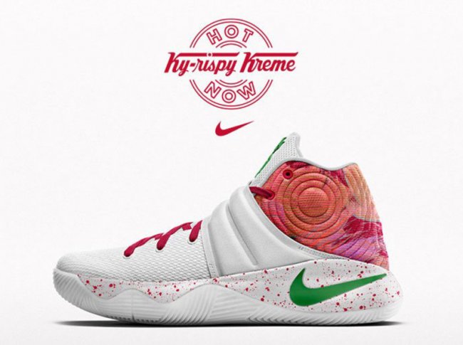 Kyrie 2,Nike,NIKEiD  甜甜圈主题的 NIKEiD Kyrie 2 选项已上线