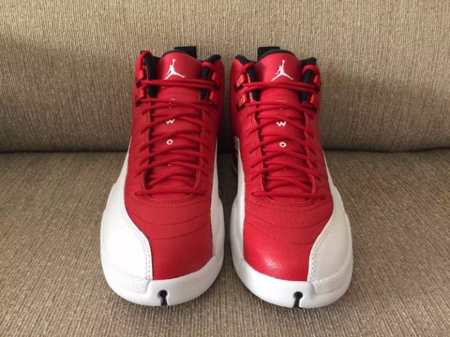 130690-600,AJ12,Air Jordan 12 130690-600AJ12 红白活力，Air Jordan 12 “Gym Red” 清晰实物图赏