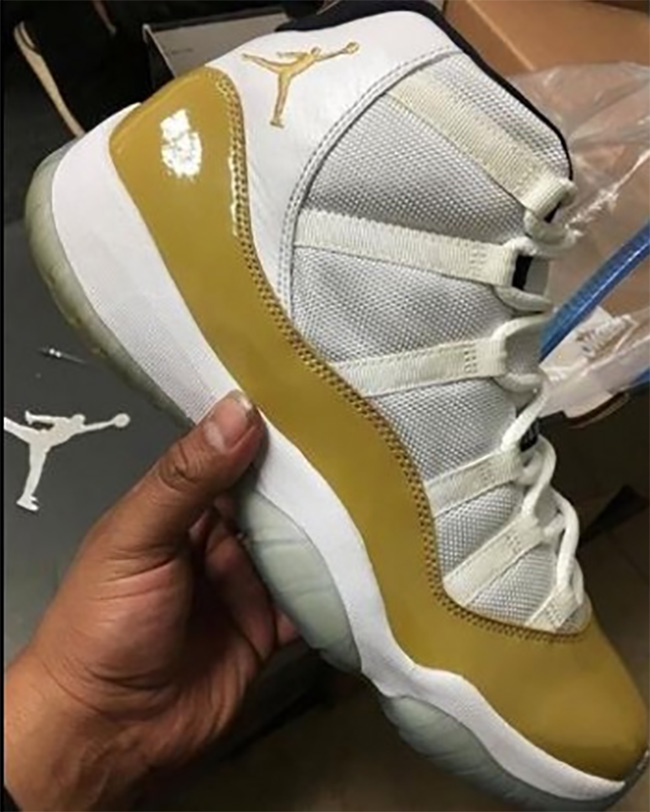 AJ11,Air Jordan 11 AJ11 白金配色 Air Jordan 11 “Gold” 实物再曝光