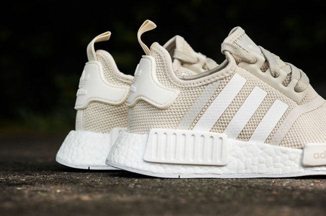 NMD,adidas  adidas NMD R1 “Talc” 上脚实拍