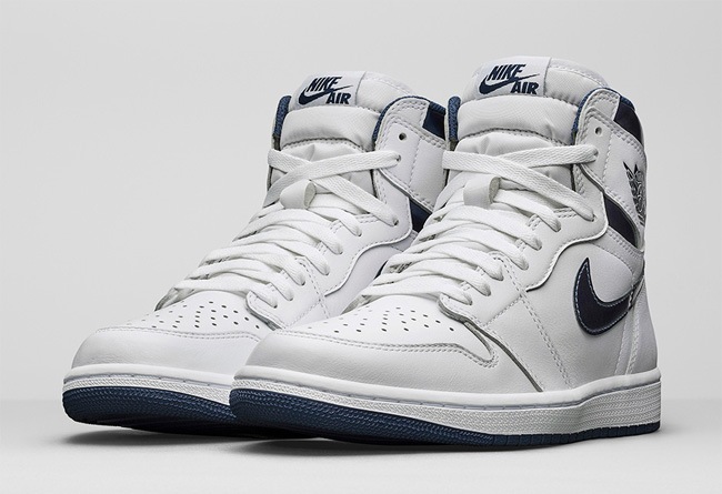 555088-106,AJ1 High OG,Air Jor 555088-106AJ1 Air Jordan 1 Retro High OG “Metallic Navy” 中国区发售信息