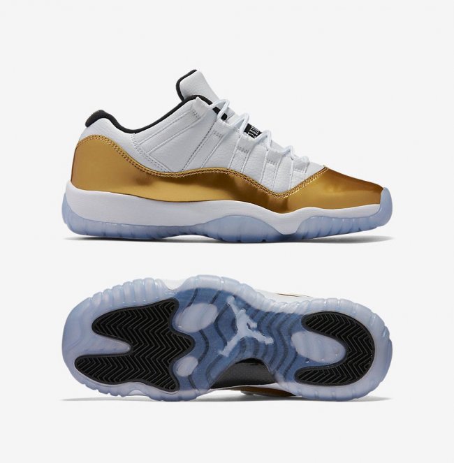 AJ11低帮,AJ11 Low,Air Jordan 11 AJ11低帮 光彩照人！Air Jordan 11 Low 白金配色官图释出