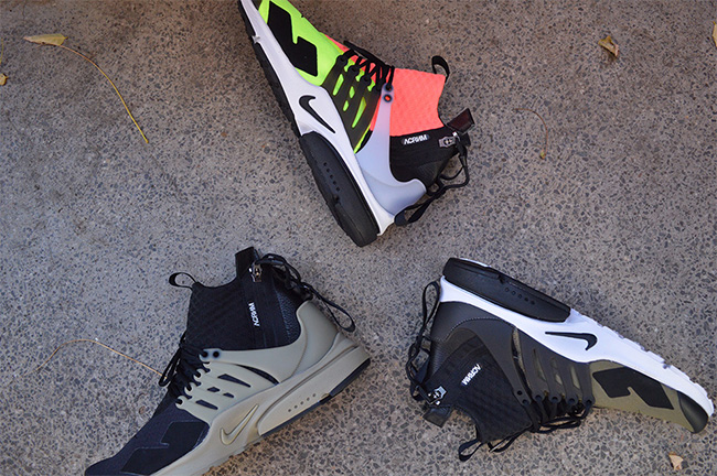 Air Presto,Nike,ACRONYM  机能时尚，ACRONYM® x Nike Air Presto 多款配色清晰亮相