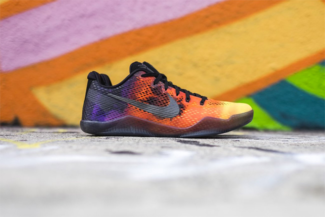 836183-805,Kobe 11 EM,科比11代 836183-805 绚烂日落配色 Kobe 11 EM “Sunset” 明日发售！