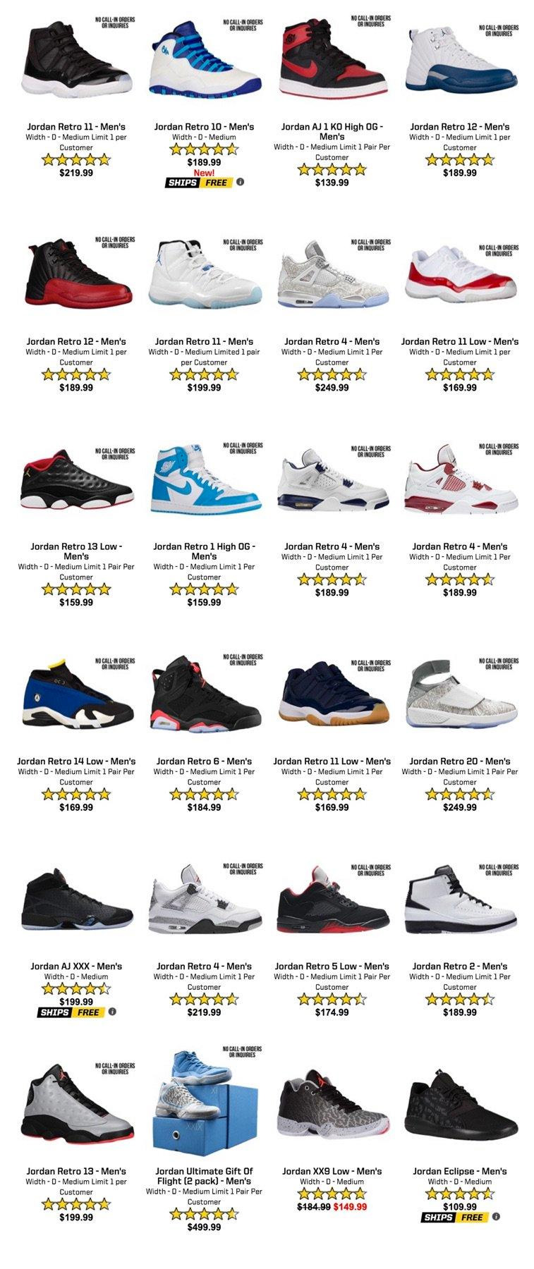 Air Jordan,AJ发售 AJ发售信息 一大波 Air Jordan 热门球鞋将在 Eastbay 补货发售