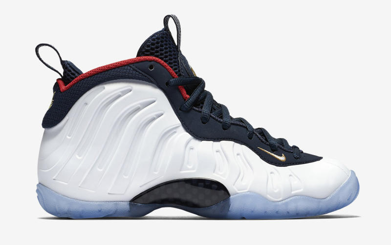 644791-403,Foamposite One,Foam 644791-403 奥运喷 Nike Air Foamposite One “Olympic” 还有 GS 女款