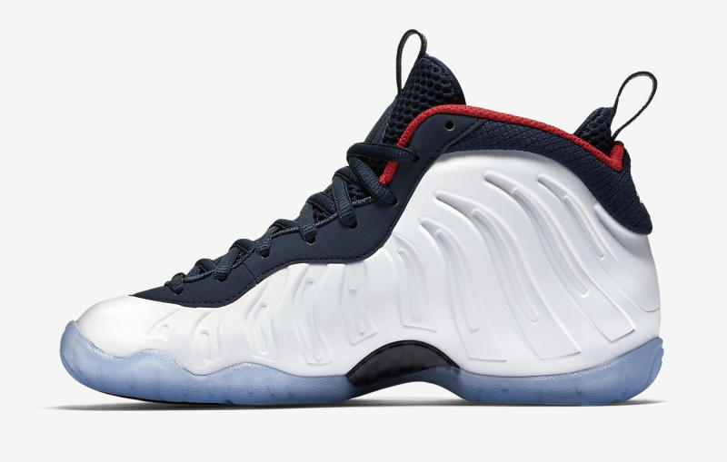 644791-403,Foamposite One,Foam 644791-403 奥运喷 Nike Air Foamposite One “Olympic” 还有 GS 女款