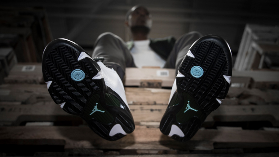 487471-106,AJ14,Air Jordan 14 487471-106AJ14 元年白黑 Air Jordan 14 “Oxidized Green” 入手指南